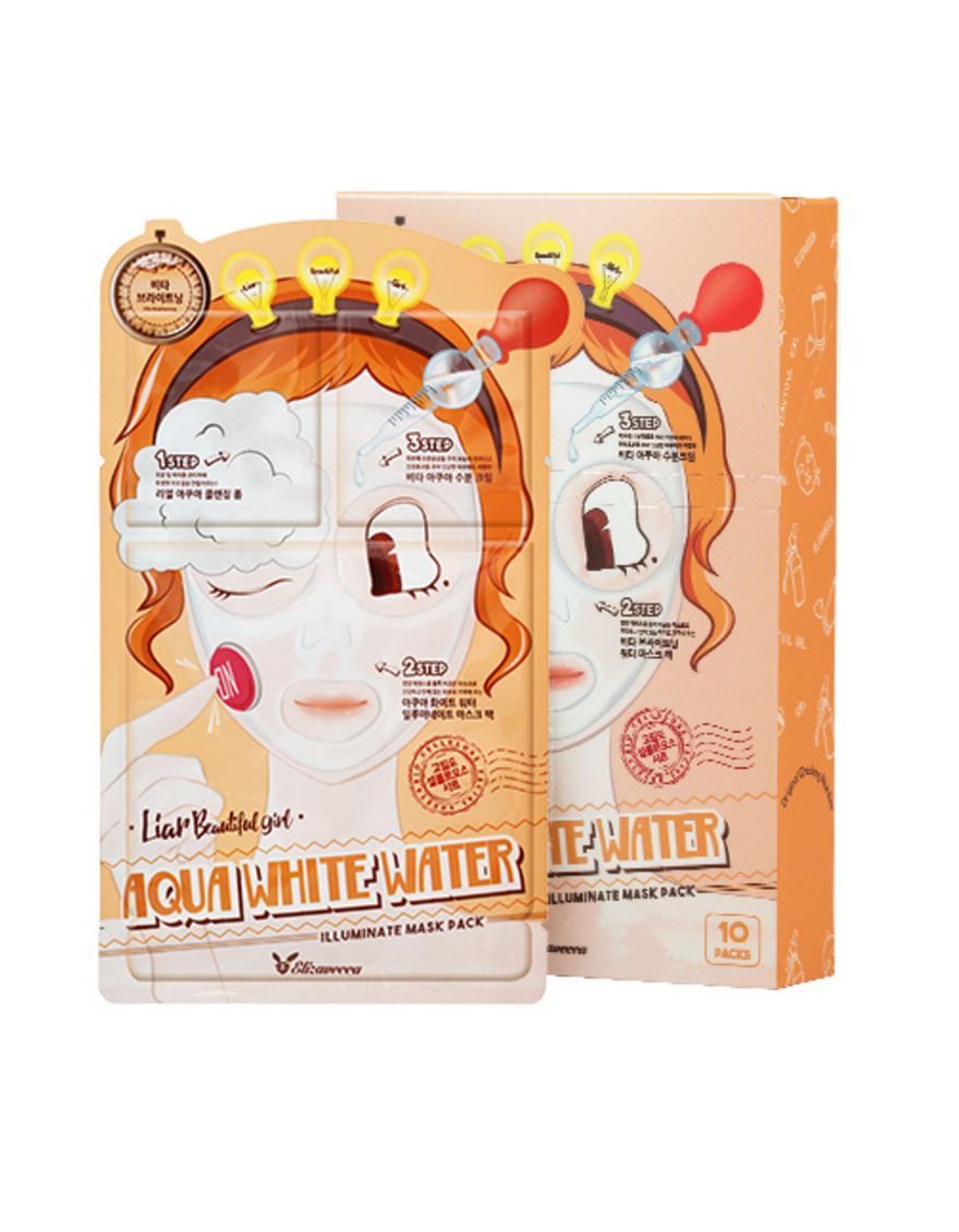 Увлажняющая трех шаговая маска для лица Elizavecca 3-step Aqua White Water Mask Pack