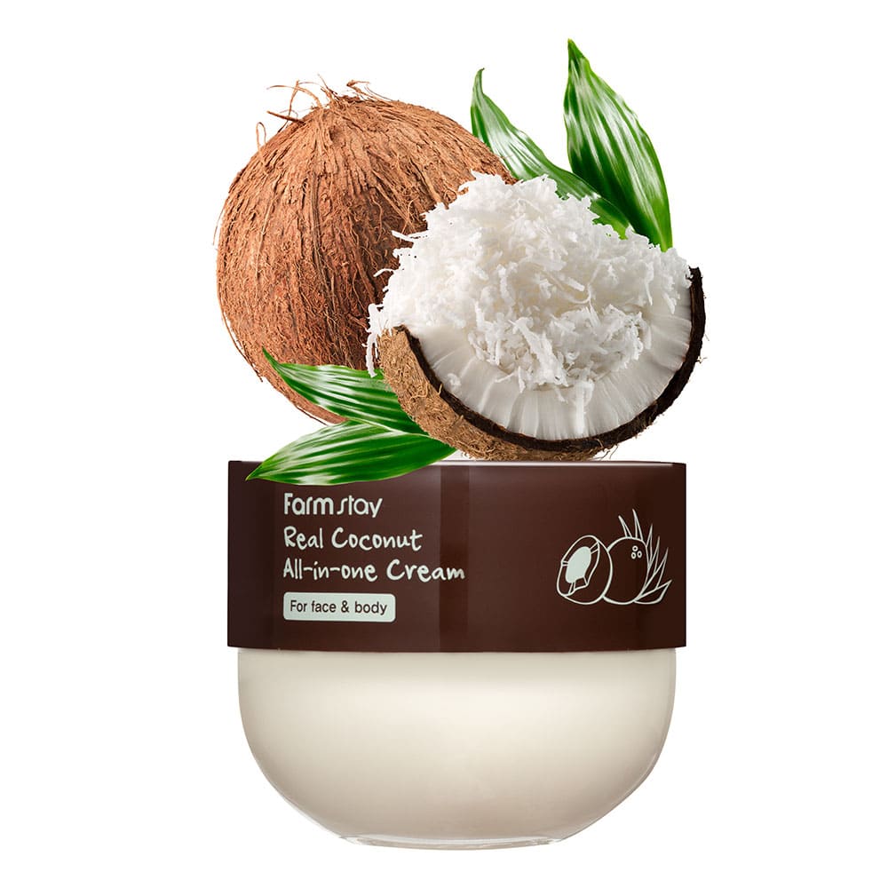 Крем для лица и тела с маслом кокоса FarmStay Real Coconut All-in-One Cream