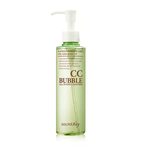 Пенящееся средство для снятия макияжа Secret Key CC Bubble All in One Cleanser